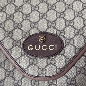 Gucci Beige and Brown Monogram Bag